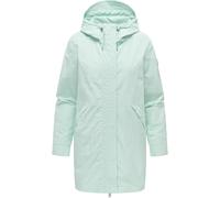 Kurzmantel RAGWEAR "Lamyja A", Damen, Gr. XXL (44), grün (mint), Obermaterial: 100% Nylon. Innenfutter: 100% Polyester, oversize ca. Mitte Oberschenkel, hoch geschlossener Ausschnitt, verstellbar ohne