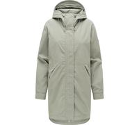 Kurzmantel RAGWEAR "Lamyja B", Damen, Gr. S (36), dusty olive, Obermaterial: 68% Baumwolle, 32% Nylon. Innenfutter: 100% Polyester, oversize ca. Mitte Oberschenkel, hoch geschlossener Ausschnitt, vers