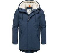 Kurzmantel RAGWEAR "Mr Smithem YOUMODO", Herren, Gr. S (48), blau (dunkelblau), Obermaterial: 100% Polyester, Innenfutter: 100% Polyester, Wattierung: 100% Polyester, gerade Po-bedeckend, hoch geschlo