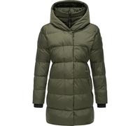 Kurzmantel RAGWEAR "Niara", Damen, Gr. M (38), grün (olivgrün), Außenmaterial: 100% Polyester. Innenfutter: 100% Polyester. Wattierung: 100% Polyester, gerade ca. Mitte Oberschenkel, Ärmel ohne Ärmels