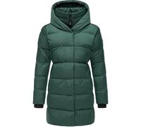 Warmer Kurzmantel mit Kapuze "Niara" Forest Green XXXL