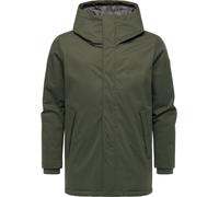Kurzmantel RAGWEAR "Parcan Twill YOUMODO", Herren, Gr. S (48), grün (olivgrün), Obermaterial: 100% Polyester. Innenfutter: 100% Polyester. Wattierung: 100% Polyester, gerade Po-bedeckend, hoch geschlo