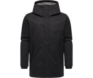 Kurzmantel RAGWEAR "Parcan Twill YOUMODO", Herren, Gr. S (48), schwarz, Obermaterial: 100% Polyester. Innenfutter: 100% Polyester. Wattierung: 100% Polyester, gerade Po-bedeckend, hoch geschlossener A