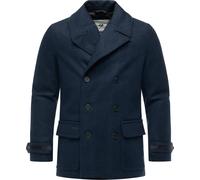 Kurzmantel RAGWEAR "Parr YOUMODO", Herren, Gr. XXL (56), blau (navy), Obermaterial: 100% Polyester. Innenfutter: 100% Polyester. Wattierung: 100% Polyester, gerade Po-bedeckend, eng normaler Saum, Män