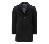 Kurzmantel RICANO "Mantel Allessandro", Herren, Gr. L, schwarz, Obermaterial: 60% Wolle WO. 40% Polyester PES. Futter: 100% Polyester PES., schmal, V-Ausschnitt, Mäntel Kurzmantel, Handgefertigt aus f