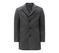 Kurzmantel RICANO "Mantel Allessandro", Herren, Gr. XXL, grau, Obermaterial: 60% Wolle WO. 40% Polyester PES. Futter: 100% Polyester PES., schmal, V-Ausschnitt, Mäntel Kurzmantel, Handgefertigt aus fe