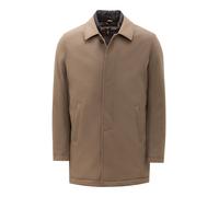 Kurzmantel RICANO "Mantel Claudio", Herren, Gr. XL, beige, Obermaterial: 47% Polyamid PA. 35% Polyester PES. 18% Elasthan EL. Futter: 100% Polyester PES., normal, Rundhals, Mäntel Kurzmantel, Handgefe