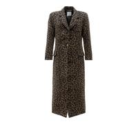 Kurzmantel RICANO "Mantel Fabiana", Damen, Gr. S, braun, Obermaterial: 58% Polyester PES. 37% Baumwolle CO. 5% diverse Faserarten dF. Futter: 100% Polyester PES., normal, tiefer V-Ausschnitt, Mäntel K