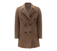 Kurzmantel RICANO "Mantel Giorgio", Herren, Gr. 3XL, beige, Obermaterial: 60% Wolle WO. 40% Polyester PES. Futter: 100% Polyester PES., schmal, V-Ausschnitt, Mäntel Kurzmantel, Handgefertigt aus feins