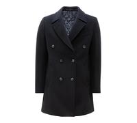 Kurzmantel RICANO "Mantel Giorgio", Herren, Gr. XL, schwarz, Obermaterial: 60% Wolle WO. 40% Polyester PES. Futter: 100% Polyester PES., schmal, V-Ausschnitt, Mäntel Kurzmantel, Handgefertigt aus fein