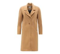 Kurzmantel RICANO "Mantel Livia", Damen, Gr. M, braun (cognac), Obermaterial: 100% Polyester PES. Futter: 100% Polyester PES., normal, V-Ausschnitt, Mäntel Kurzmantel, Handgefertigt, Made in Italy (72