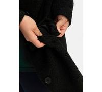 Kurzmantel SHEEGO, Damen, Gr. 50, schwarz, 90% Polyester, 10% Wolle, unifarben, unifarben mit Farbeinsatz, unifarben mit Farbeinsätzen, Mäntel Kurzmantel (30557810-50) schwarz