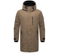 Kurzmantel STONE HARBOUR "Lanzoo", Herren, Gr. S (48), grau (stein), Obermaterial: 100% Polyester; Futter: 100% Polyester; Ärmelfutter: 100% Polyester; Wattierung: 100% Polyester, gerade ca. Mitte Obe