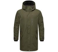 Mantel mit Kapuze "Lanzoo" Dark Olive XL
