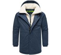 Kurzmantel STONE HARBOUR "Navroos XX", Herren, Gr. S (48), blau (navy), Obermaterial: 45% Polyester, 45% Baumwolle, 10% Nylon. Futter: 100% Polyester. Wattierung: 100% Polyester. Ärmelfutter: 100% Pol