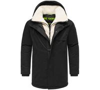 Kurzmantel STONE HARBOUR "Navroos XX", Herren, Gr. XL (54), schwarz, Obermaterial: 45% Polyester, 45% Baumwolle, 10% Nylon. Futter: 100% Polyester. Wattierung: 100% Polyester. Ärmelfutter: 100% Polyes