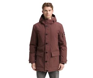 Kurzmantel TOM TAILOR, Herren, Gr. XXL, bag braun, Web, Obermaterial: 100% Polyester. Futter: 100% Polyester, unifarben, regular fit normal, elastischer Bund, Mäntel Kurzmantel, mit Kapuze (20002023-X