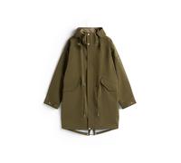 Kurzmantel TOMMY HILFIGER "WET WEATHER PARKA", Herren, Gr. XL, grün (army grün), Web, Obermaterial: 85% Polyester, 15% Polyamid, unifarben, regular fit ca. Mitte Oberschenkel, Rundhals, eingesetzt ger