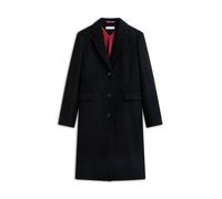 Kurzmantel TOMMY HILFIGER "WOOL CLASSIC SB COAT", Damen, Gr. 38, schwarz, Web, Obermaterial: 75% Wolle, 25% Nylon. Futter: 100% Viskose, unifarben, knielang, V-Ausschnitt, Mäntel Kurzmantel, Materialm