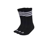 Kurzsocken ADIDAS ORIGINALS "Socken 3-Stripes Cushioned Sportswear Crew Socks 3er Pack", Herren, Gr. 40-42, schwarz, Obermaterial: 59% Baumwolle CO. 37% Polyester PES. 3% Elasthan EL. 1% Polyamid PA.,