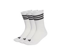 Kurzsocken ADIDAS ORIGINALS "Socken 3-Stripes Cushioned Sportswear Crew Socks 3er Pack", Herren, Gr. 46-48, weiß, Obermaterial: 59% Baumwolle CO. 37% Polyester PES. 3% Elasthan EL. 1% Polyamid PA., So