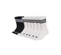 Kurzsocken ADIDAS ORIGINALS "Socken 3-Stripes Cushioned Sportswear Crew Socks 9P 9er Pack", Herren, Gr. 37-39, bunt (2xweiß, schwarz), Obermaterial: 59% Baumwolle CO. 37% Polyester PES. 3% Elasthan EL