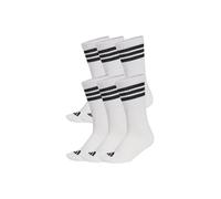 Kurzsocken ADIDAS ORIGINALS "Socken 3-Stripes Essentials Cushioned Crew 6er Pack", Herren, Gr. 43-45, weiß, Obermaterial: 59% Baumwolle CO. 37% Polyester PES. 3% Elasthan EL. 1% Polyamid PA., Socken (