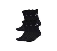 Kurzsocken ADIDAS ORIGINALS "Socken Cushioned Crew Socks 6P 6er Pack", Herren, Gr. 37-39, schwarz, Obermaterial: 56% Baumwolle CO. 40% Polyester PES. 3% Elasthan EL. 1% Polyamid PA., Socken (92894252-