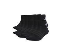 Kurzsocken ADIDAS ORIGINALS "Socken Cushioned Essentials Ankle Socks 12P 12er Pack", Herren, Gr. 46-48, schwarz, Obermaterial: 57% Baumwolle CO. 40% Polyester PES. 2% Elasthan EL. 1% Polyamid PA., Soc