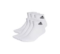 Kurzsocken ADIDAS ORIGINALS "Socken Cushioned Sportswear Ankle 6P 6er Pack", Herren, Gr. 37-39, weiß, Obermaterial: 62% Baumwolle CO. 34% Polyester PES. 3% Elasthan EL. 1% Nylon NY., Socken (83843304-
