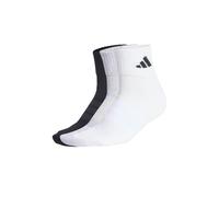 Kurzsocken ADIDAS ORIGINALS "Socken Cushioned Sportswear Ankle Socks 3er Pack", Herren, Gr. 37-39, bunt (schwarz, grau, weiß), Obermaterial: 57% Baumwolle CO. 40% Polyester PES. 2% Elasthan EL. 1% Pol