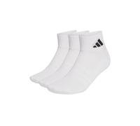 Kurzsocken ADIDAS ORIGINALS "Socken Cushioned Sportswear Ankle Socks 3er Pack", Herren, Gr. 37-39, weiß, Obermaterial: 57% Baumwolle CO. 40% Polyester PES. 2% Elasthan EL. 1% Polyamid PA., Socken (155