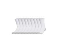 Kurzsocken ADIDAS ORIGINALS "Socken Essentials Climacool Crew Socken 9P 9er Pack", Herren, Gr. 37-39, weiß, Obermaterial: 69% Polyester PES. 26% Baumwolle CO. 4% Elasthan EL. 1% Polyamid PA., Socken (
