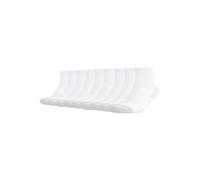adidas Unisex Quartersocken, 9er Pack - Essentials Climacool Quarter Socken, Logo 37-39 Weiß