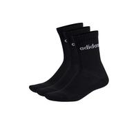 Kurzsocken ADIDAS ORIGINALS "Socken Linear Crew Cushioned 3er Pack", Herren, Gr. 37-39, schwarz, Obermaterial: 75% Baumwolle CO. 22% Polyester PES. 2% Elasthan EL. 1% Nylon NY., Socken (55636363-37) s