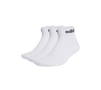 Kurzsocken ADIDAS ORIGINALS "Socken Linear Cushioned Ankle 3er Pack", Damen, Gr. 37-39, weiß, Obermaterial: 71% Baumwolle CO. 26% Polyester PES. 2% Elasthan EL. 1% Nylon NY., Socken (47543463-37) weiß