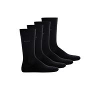 Kurzsocken BOSS "Socken 2P RS Uni CC 10260369 01 4er Pack", Herren, Gr. 39-42, schwarz, Obermaterial: 82% Baumwolle CO. 16% Polyamid PA. 2% Elasthan EL., Socken (17577247-39) schwarz