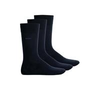 Kurzsocken BOSS "Socken 3er Pack", Herren, Gr. 43-46, blau (dunkelblau), Obermaterial: 75% Baumwolle CO. 23% Polyamid PA. 2% Elasthan EL., Socken (14536859-43) dunkelblau