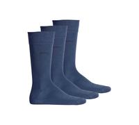 Kurzsocken BOSS "Socken 3P RS Uni Colors CC 3er Pack", Herren, Gr. 39-42, blau, Obermaterial: 75% Baumwolle CO. 23% Polyamid PA. 2% Elasthan EL., Socken (47461225-39) blau