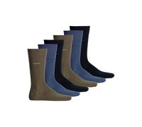Kurzsocken BOSS "Socken 3P RS Uni Colors CC 6er Pack", Herren, Gr. 39-42, bunt (mehrfarbig), Obermaterial: 75% Baumwolle CO. 23% Polyamid PA. 2% Elasthan EL., Socken (20160840-39) mehrfarbig