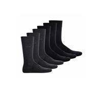 Kurzsocken BOSS "Socken 6er Pack", Herren, Gr. 43-46, schwarz (schwarz, dunkelgrau), Obermaterial: 75% Baumwolle CO. 23% Polyamid PA. 2% Elasthan EL., Socken (62440958-43) schwarz, dunkelgrau
