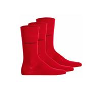 Kurzsocken BUGATTI "Socken 3er Pack", Herren, Gr. 39-42, rot, Obermaterial: 78% Baumwolle CO. 20% Polyamid PA. 2% Elasthan EL., Socken (29640206-39) rot
