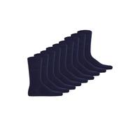 Kurzsocken BUGATTI "Socken 9er Pack", Herren, Gr. 43-46, blau (dunkelblau), Obermaterial: 78% Baumwolle CO. 20% Polyamid PA. 2% Elasthan EL., Socken (26899169-43) dunkelblau