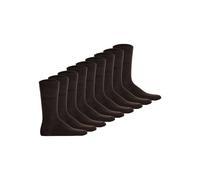 Kurzsocken BUGATTI "Socken 9er Pack", Herren, Gr. 43-46, braun, Obermaterial: 78% Baumwolle CO. 20% Polyamid PA. 2% Elasthan EL., Socken (50162300-43) braun