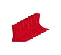 Kurzsocken BUGATTI "Socken 9er Pack", Herren, Gr. 43-46, rot, Obermaterial: 78% Baumwolle CO. 20% Polyamid PA. 2% Elasthan EL., Socken (92665755-43) rot