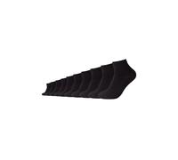 Kurzsocken CAMANO "10er Pack", Damen, Gr. 43-46, schwarz, 80% Baumwolle, 17% Polyamid, 3% Elasthan, uni, Socken (97767012-43) schwarz
