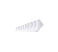 Kurzsocken CAMANO "10er Pack", Damen, Gr. 43-46, weiß, 80% Baumwolle, 17% Polyamid, 3% Elasthan, uni, Socken (95926317-43) weiß