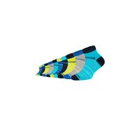 Kurzsocken CAMANO "10er Pack", Mädchen, Gr. 27-30, blau (blau atoll), 70% Baumwolle, 28% Polyester, 2% Elasthan, Colorblocking, Socken (92332163-27) blau atoll