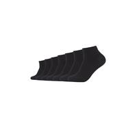 Kurzsocken CAMANO "7er Pack", Damen, Gr. 35-38, schwarz, 78% Baumwolle, 20% Polyamid, 2% Elasthan, mehrfarbig, Socken (88445904-35) schwarz