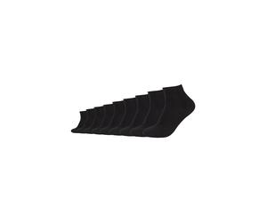Kurzsocken CAMANO "9er Pack", Damen, Gr. 39-42, schwarz, 78% Baumwolle, 20% Polyamid, 2% Elasthan, uni, Socken (43177318-39) schwarz